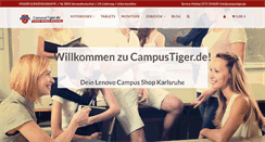 Desktop Screenshot of campustiger.de